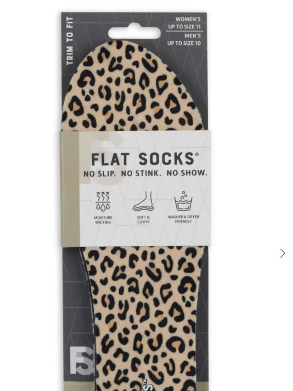 Flat Socks - Leopard
